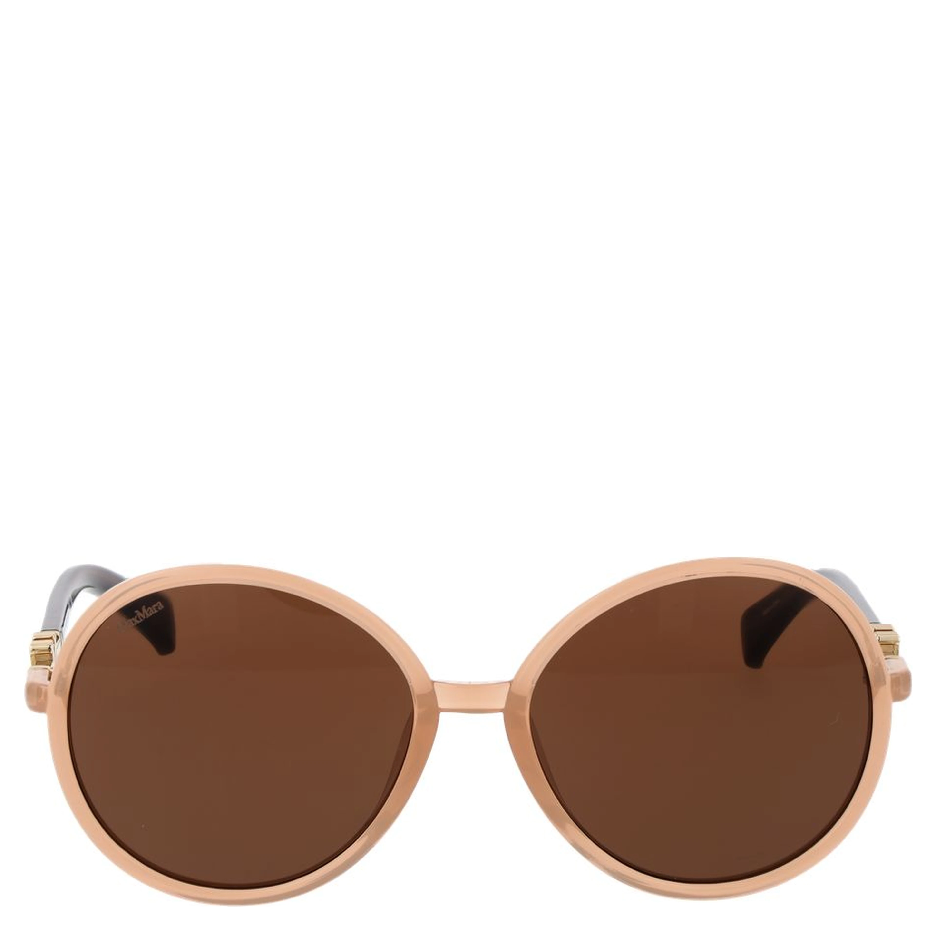 Beige Plastic Sunglasses