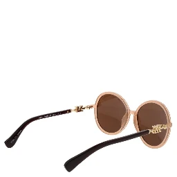 Beige Plastic Sunglasses
