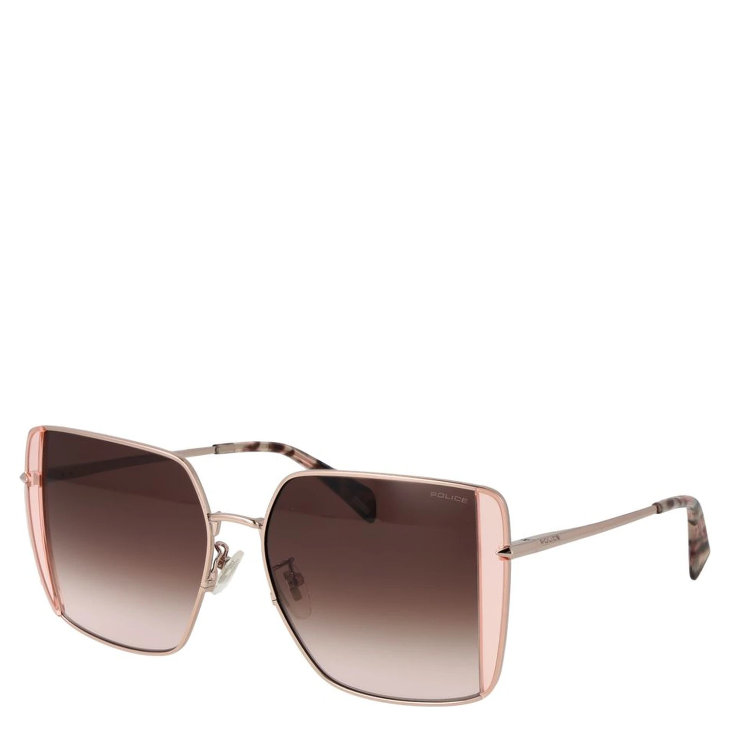 Rose Gold Metal Sunglasses