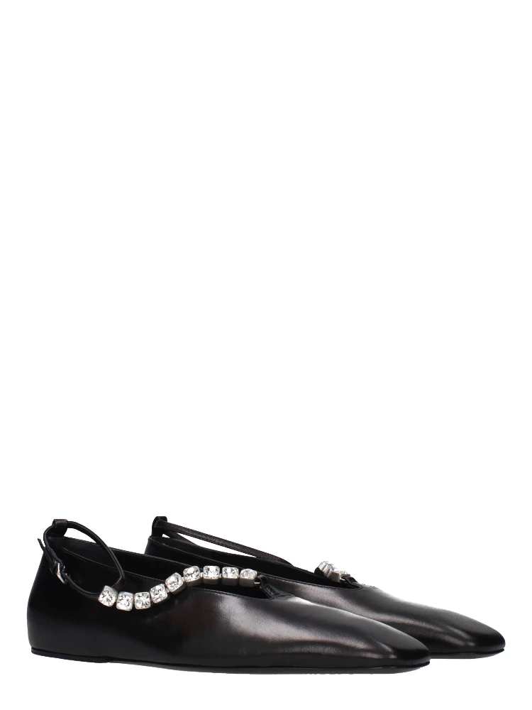 Black Leather Ballet Flats alternative