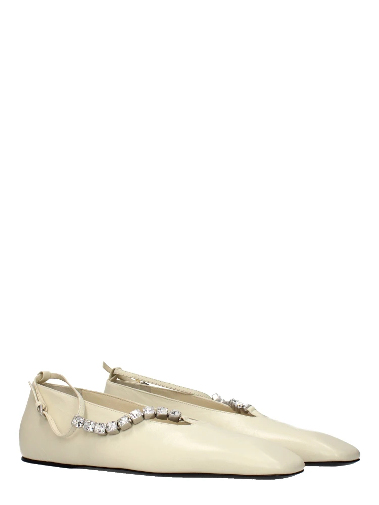 Beige Leather Ballet Flats alternative