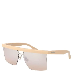 Beige Plastic Sunglasses