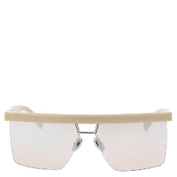 Beige Plastic Sunglasses