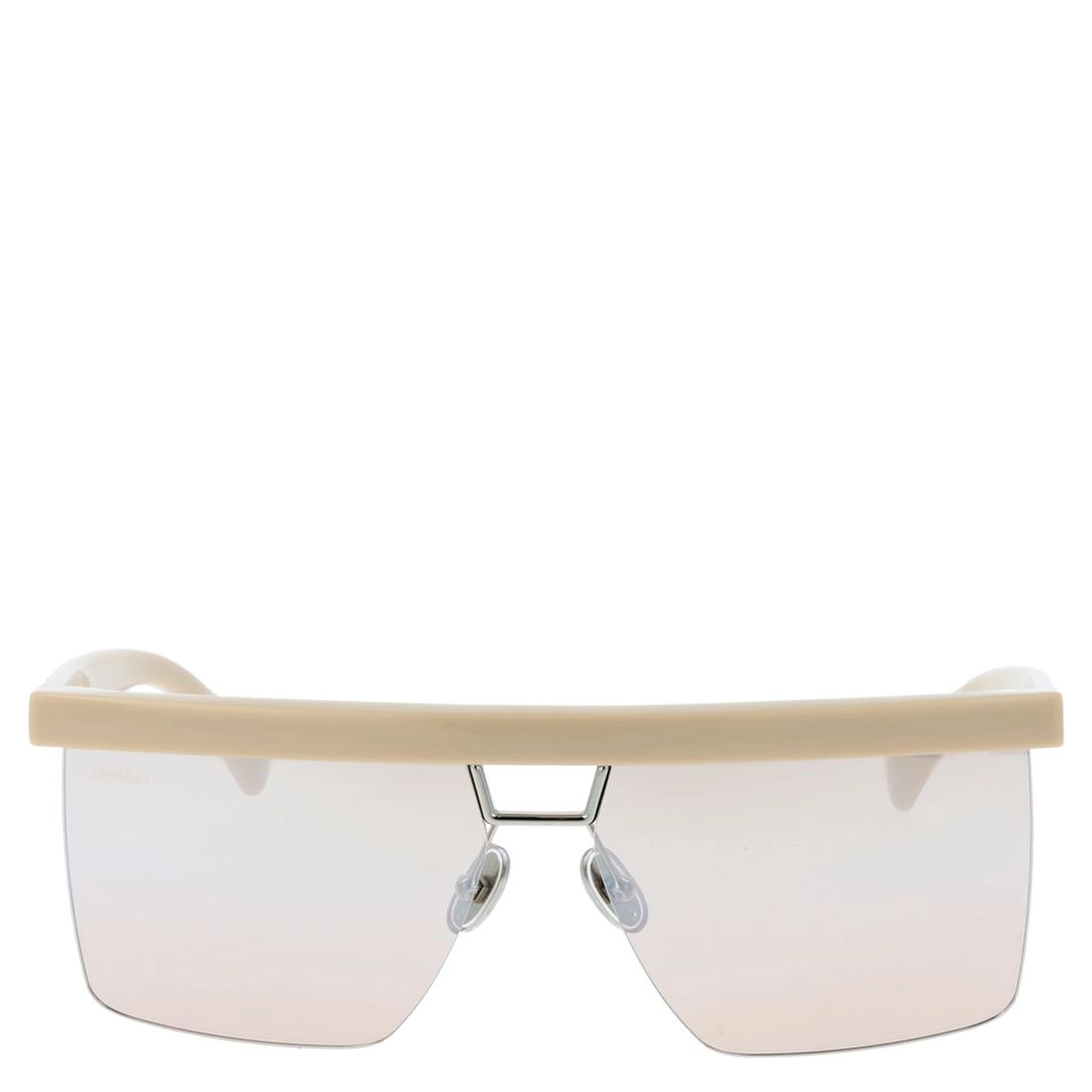 Beige Plastic Sunglasses