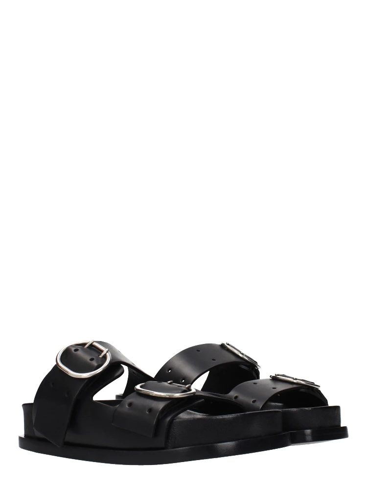Black Leather Slippers alternative