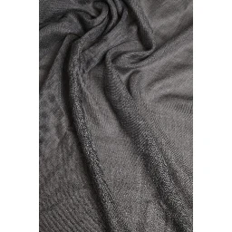 Gray Logo Print Neck Warmer Wrap Shawl Scarf