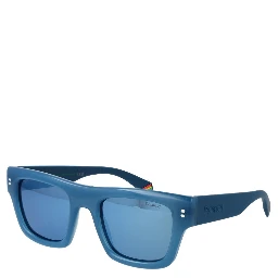 نظارات شمسية بلاستيكية زرقاء