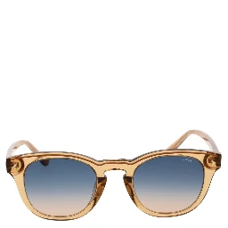 Beige Plastic Sunglasses