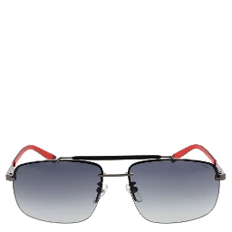 Gray Stainless Steel Sunglasses