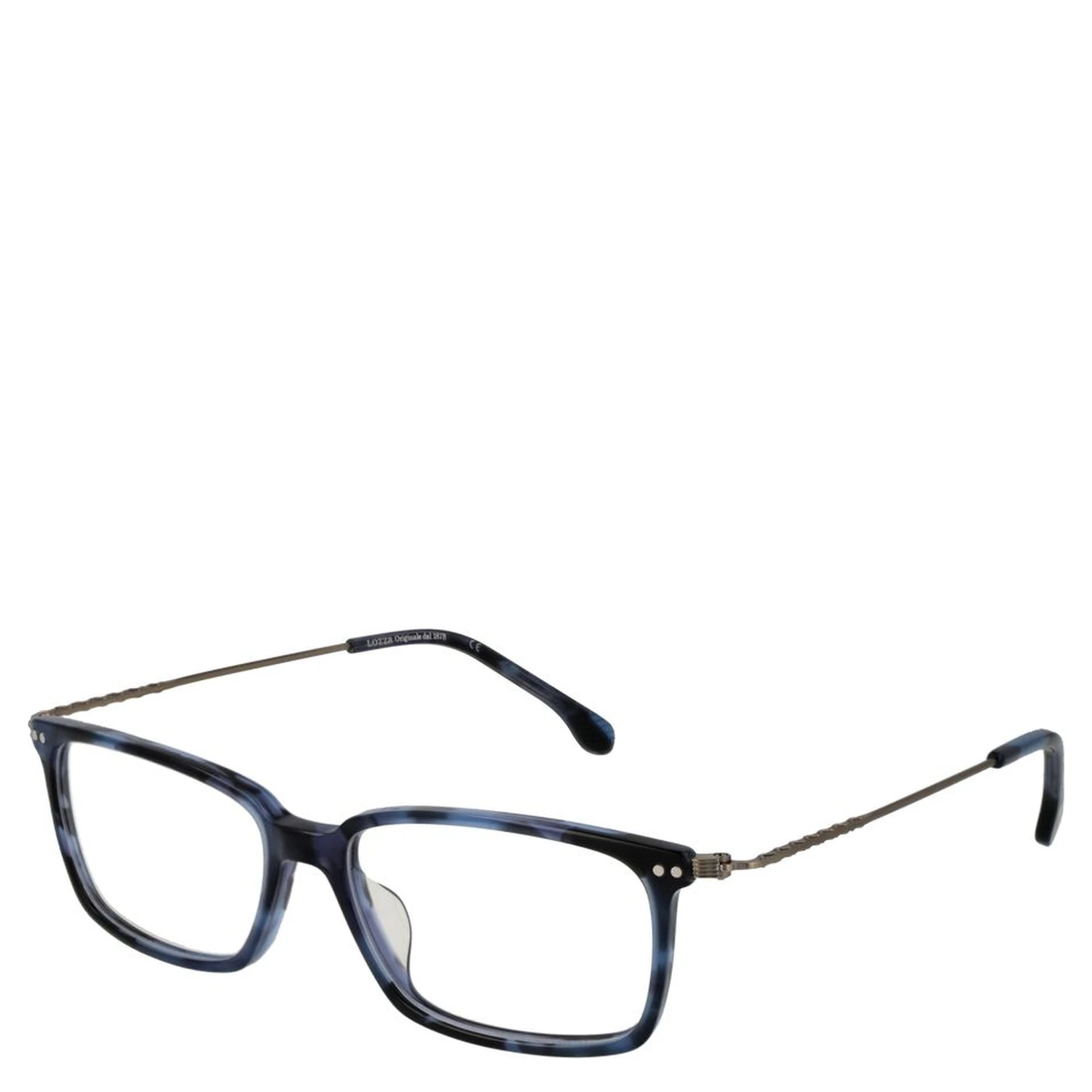 Blue Stainless Steel Glasses (Frames)