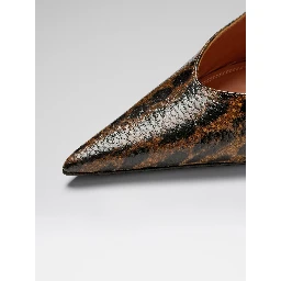 Amina Muaddi With Heel Brown