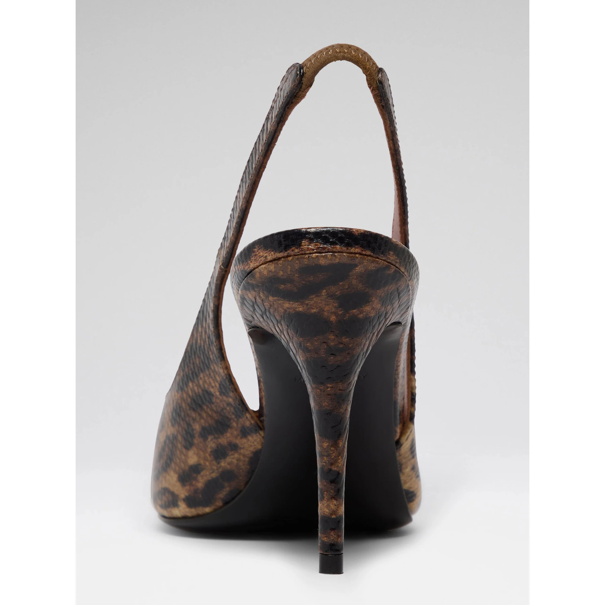 Amina Muaddi With Heel Brown