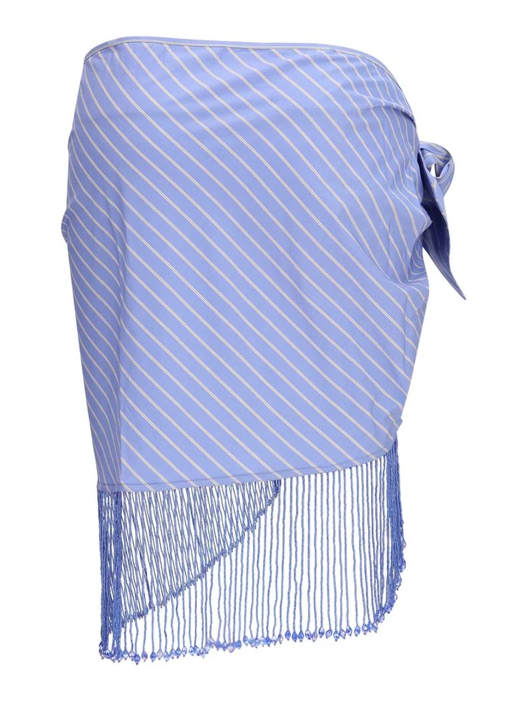 Blue Cotton Long Skirt alternative