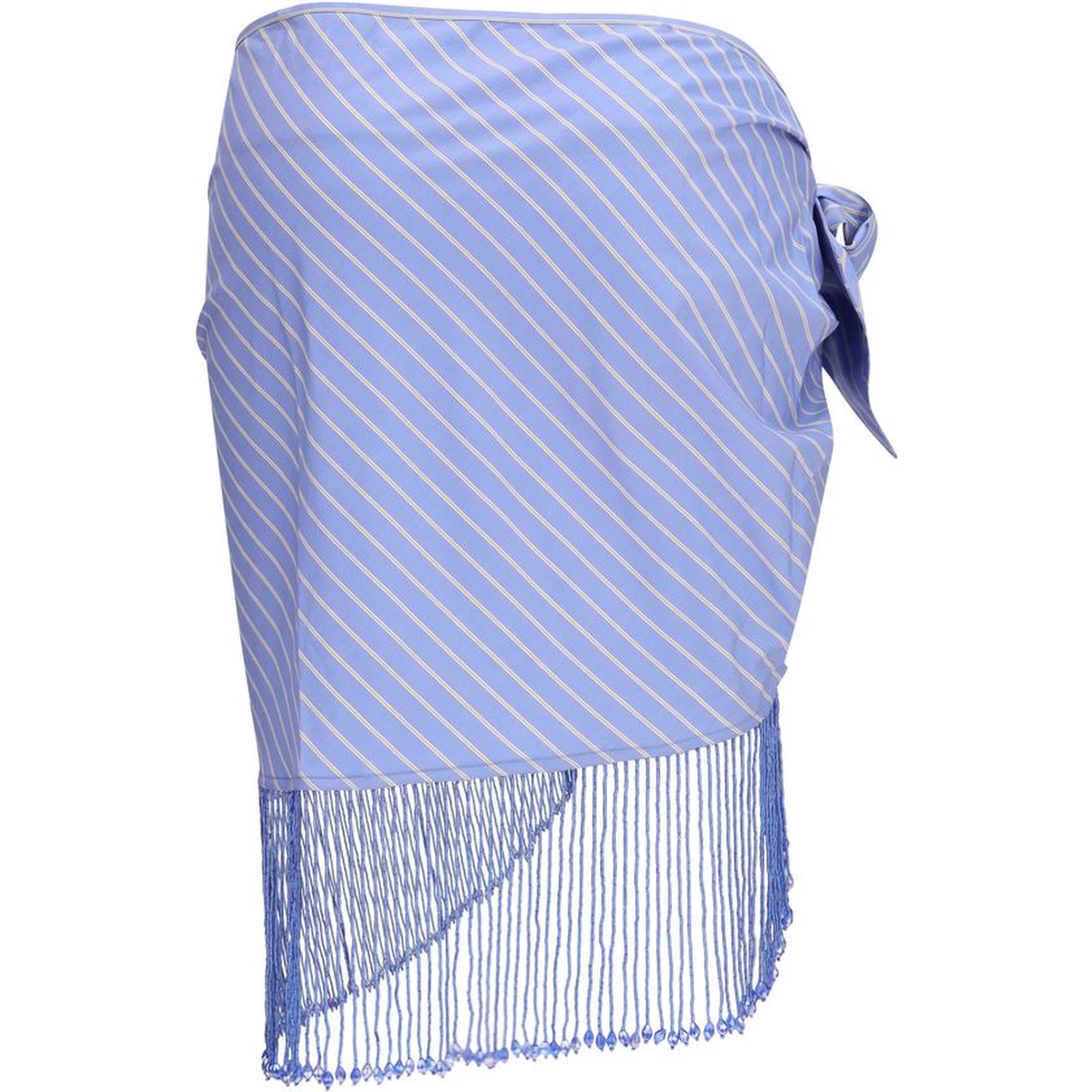 Blue Cotton Long Skirt
