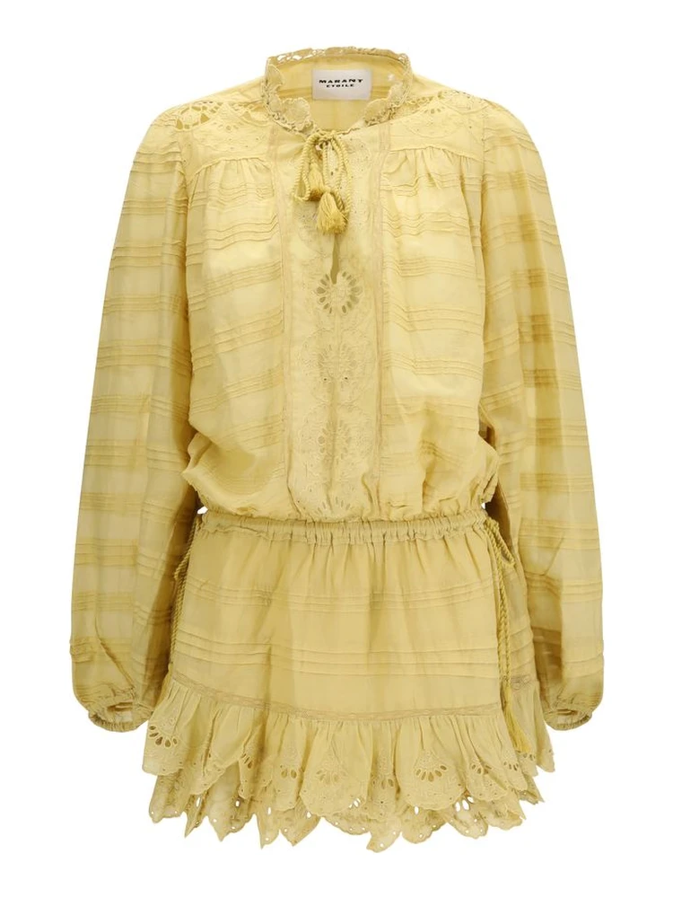 Bicolor Cotton Casual Dress