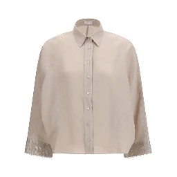 Beige Linen Shirt