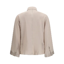 Beige Linen Shirt
