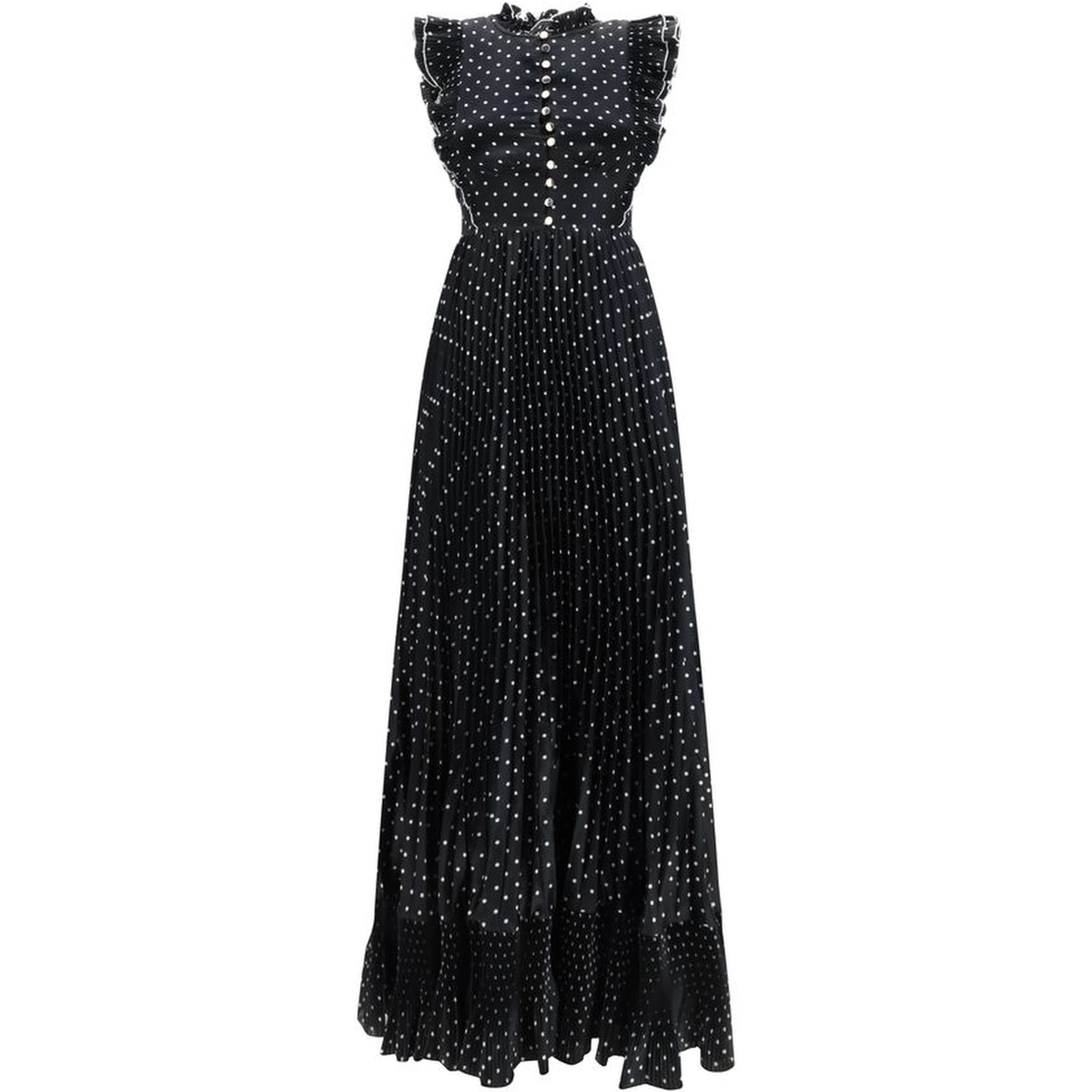 Black Polyester Casual Dress