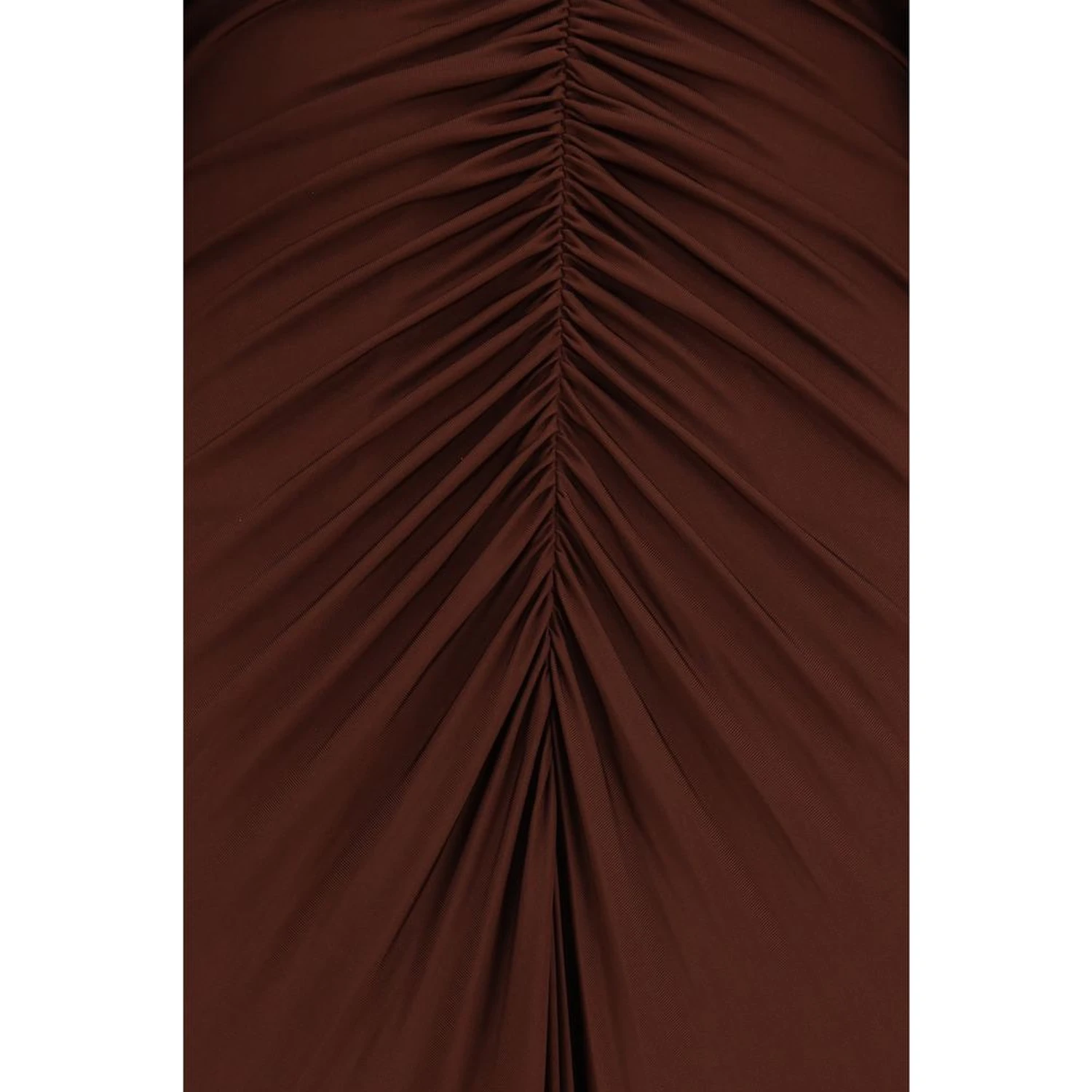 Brown Viscose Casual Dress