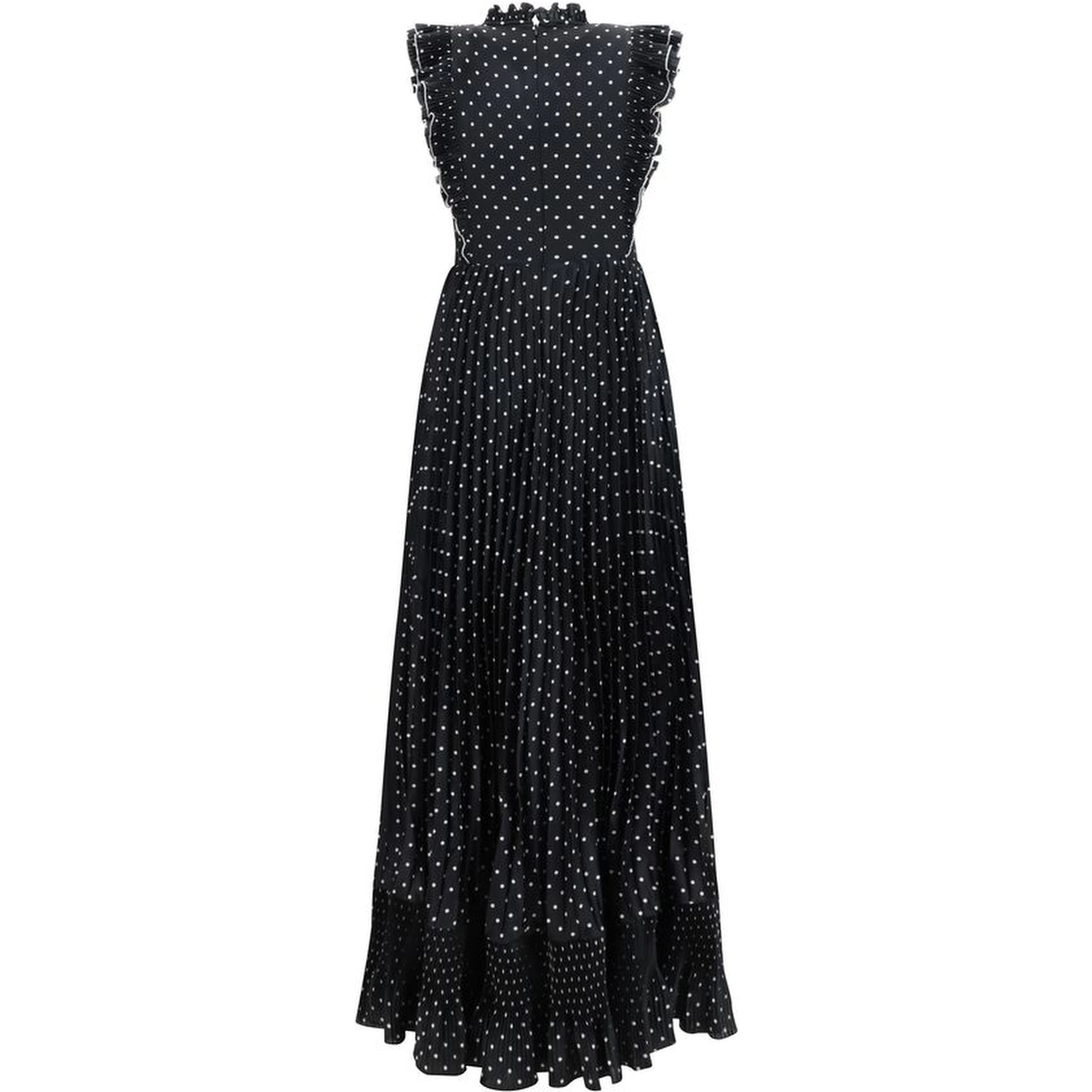 Black Polyester Casual Dress