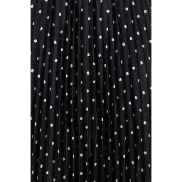 Black Polyester Casual Dress