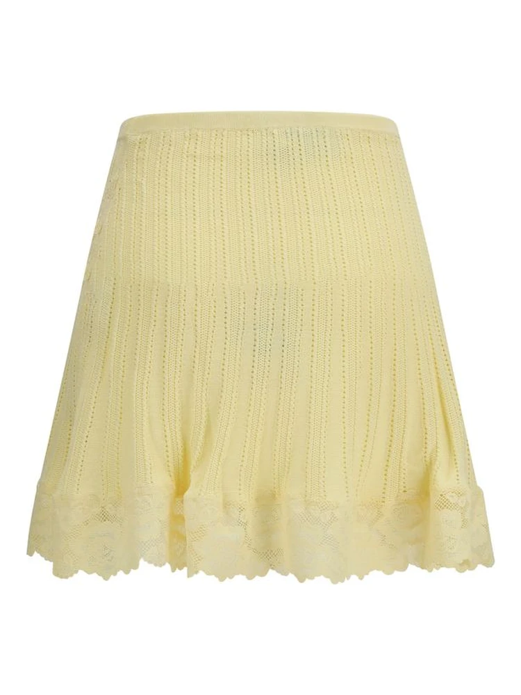 Bicolor Viscose Mini Skirt alternative