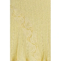 Bicolor Viscose Mini Skirt