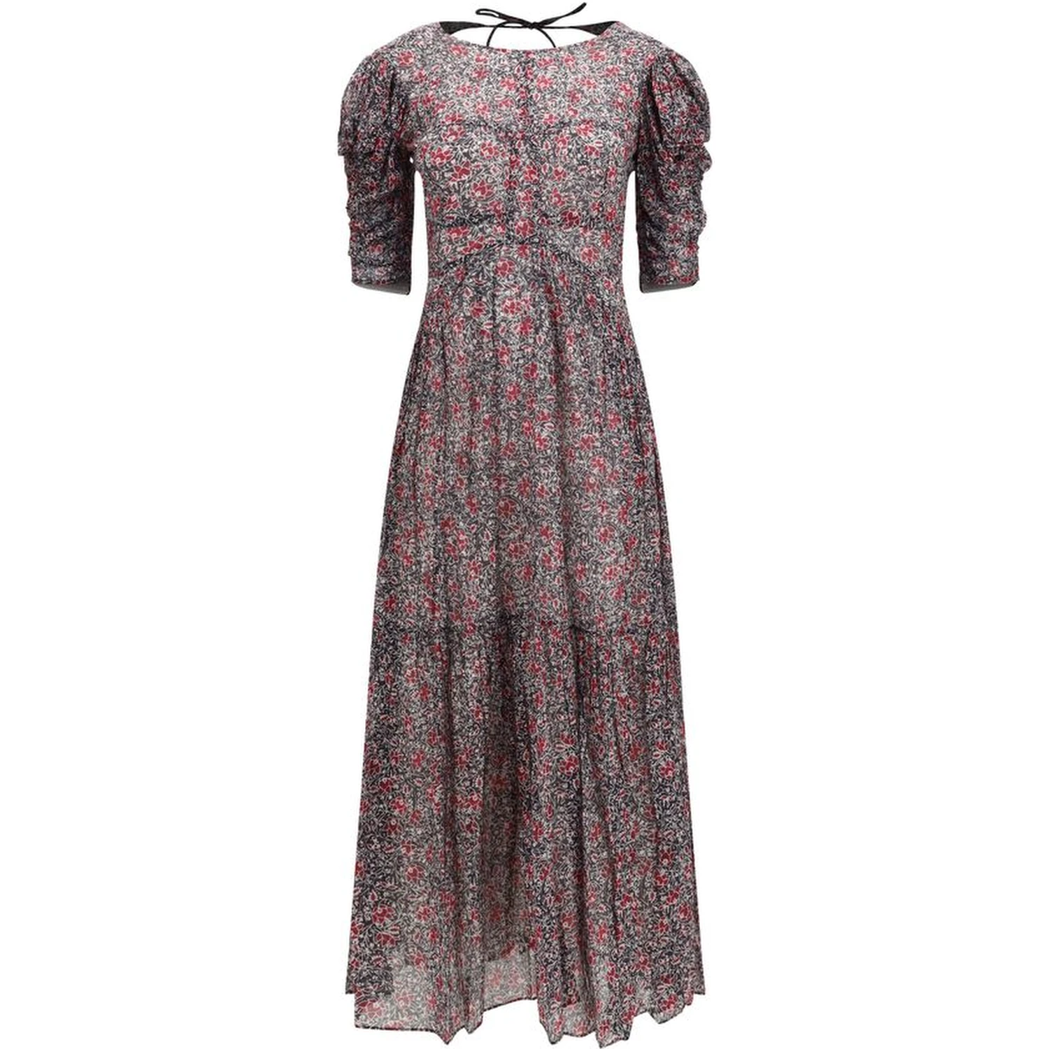 Purple Cotton Casual Dress