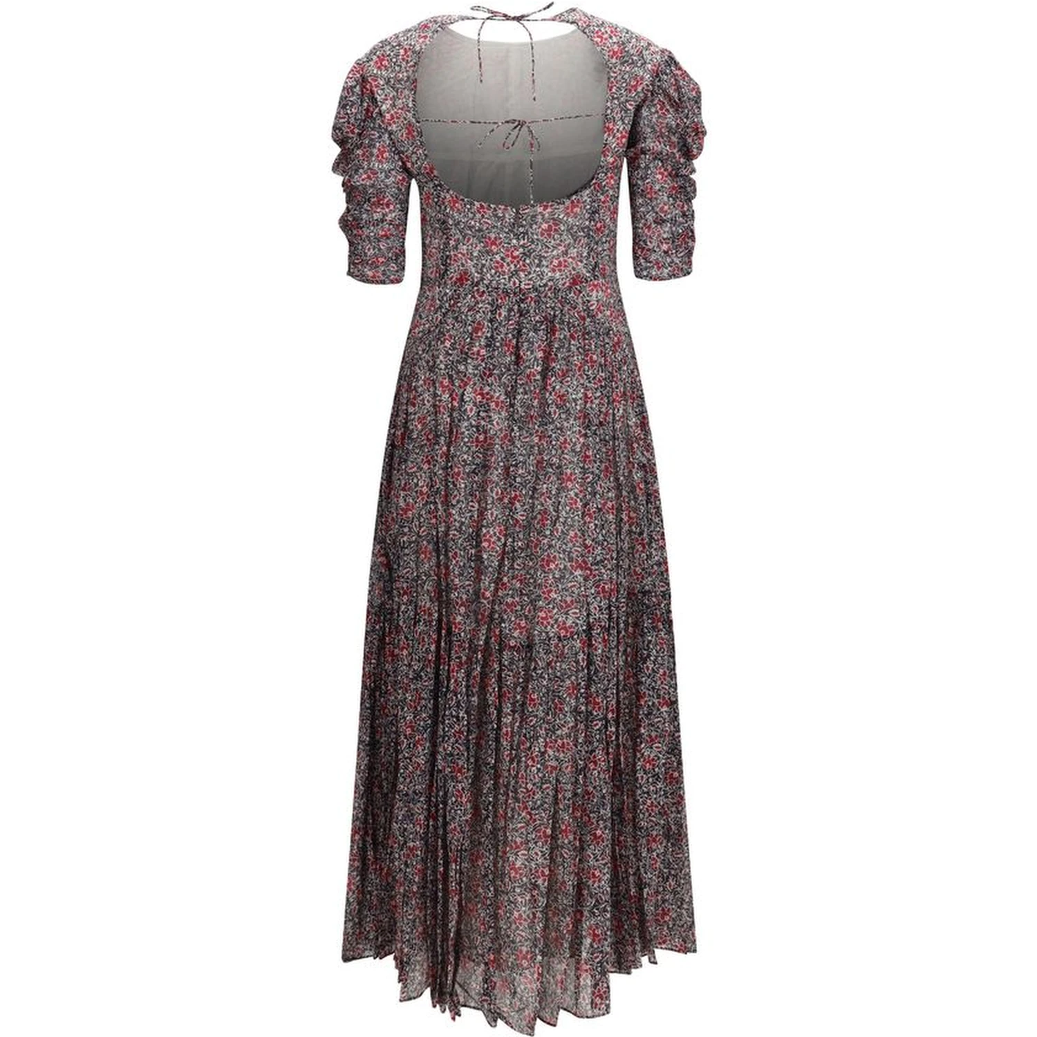 Purple Cotton Casual Dress