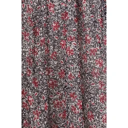 Purple Cotton Casual Dress