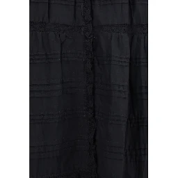 Black Cotton Casual Dress