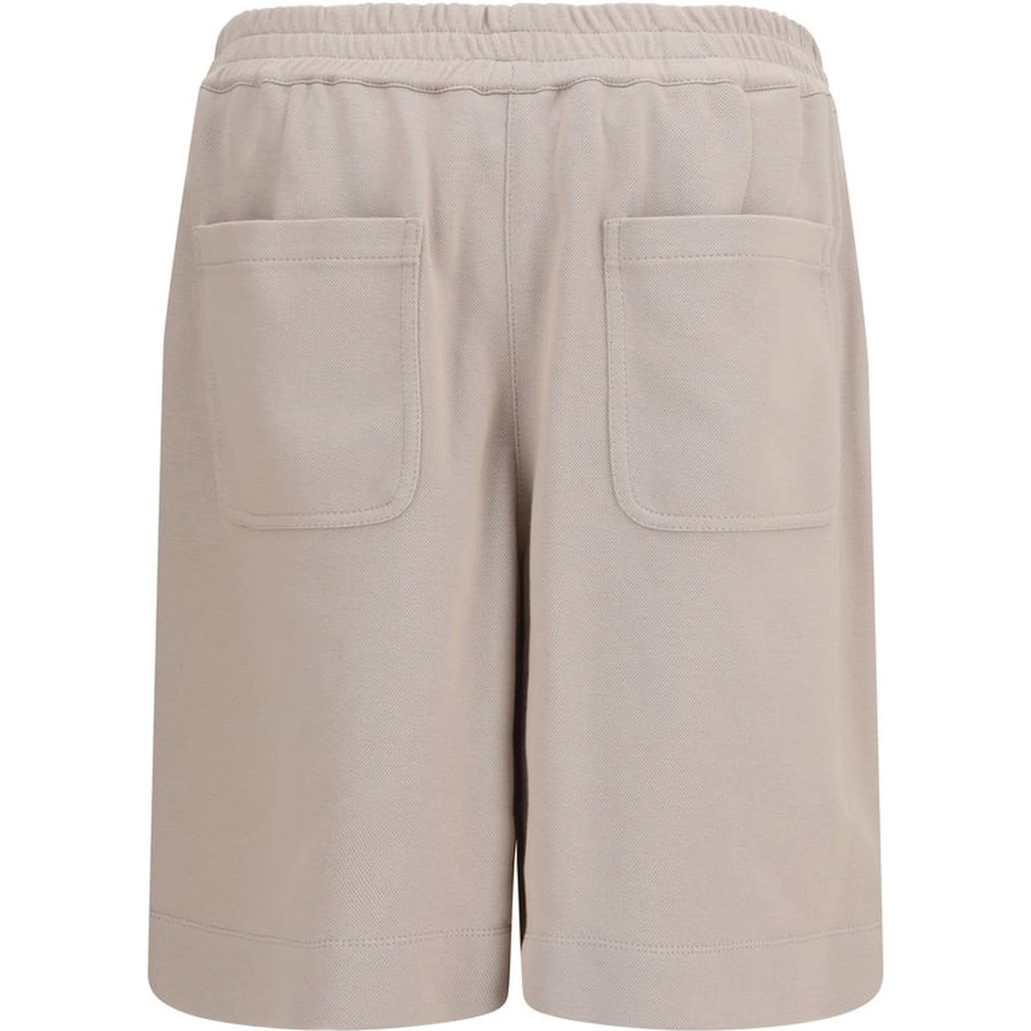 Beige Cotton Shorts