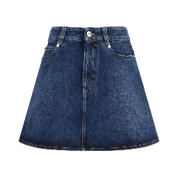 Blue Denim Skirt