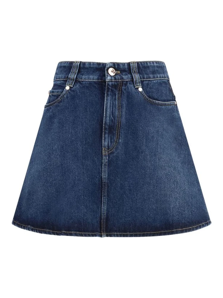 Blue Denim Skirt
