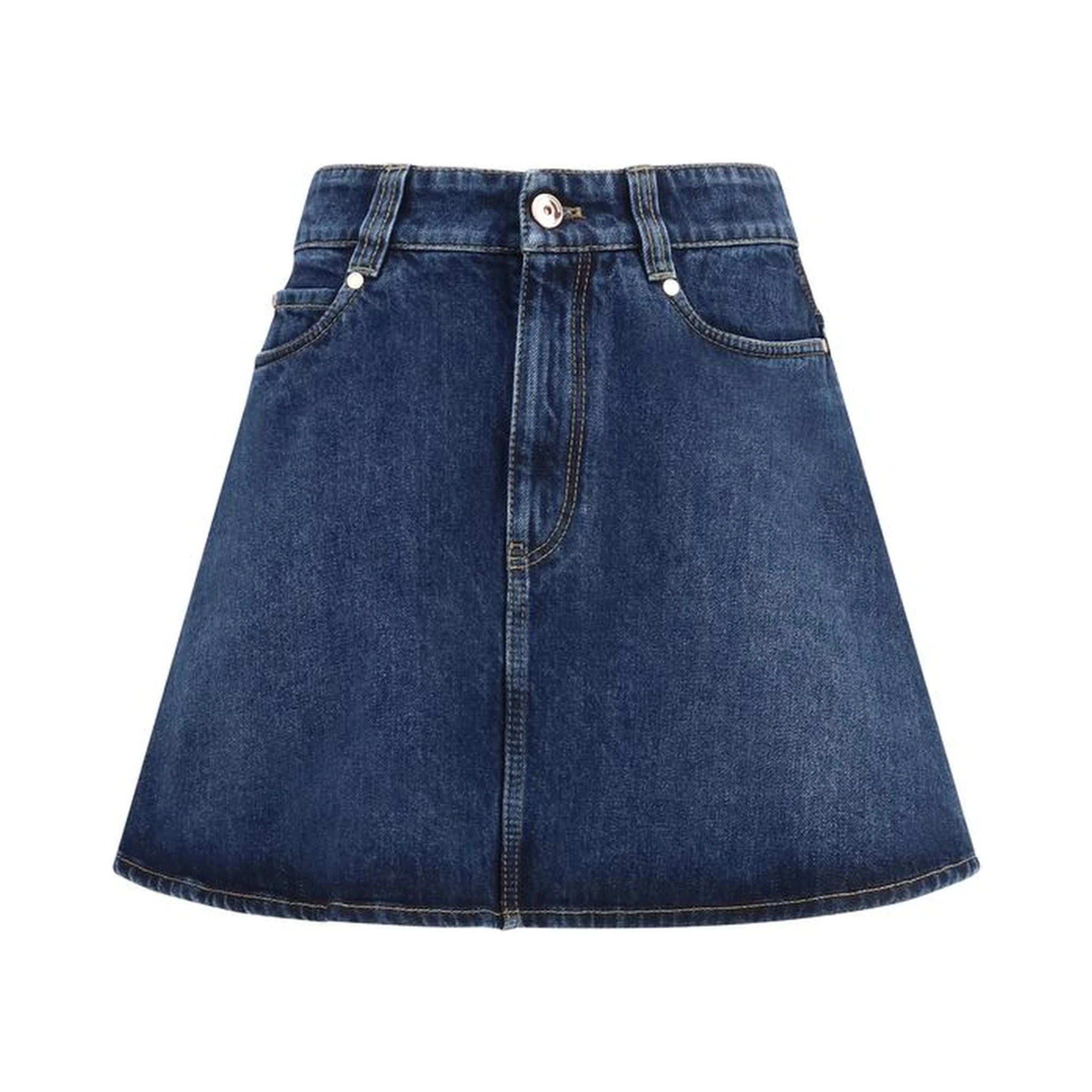 Blue Denim Skirt