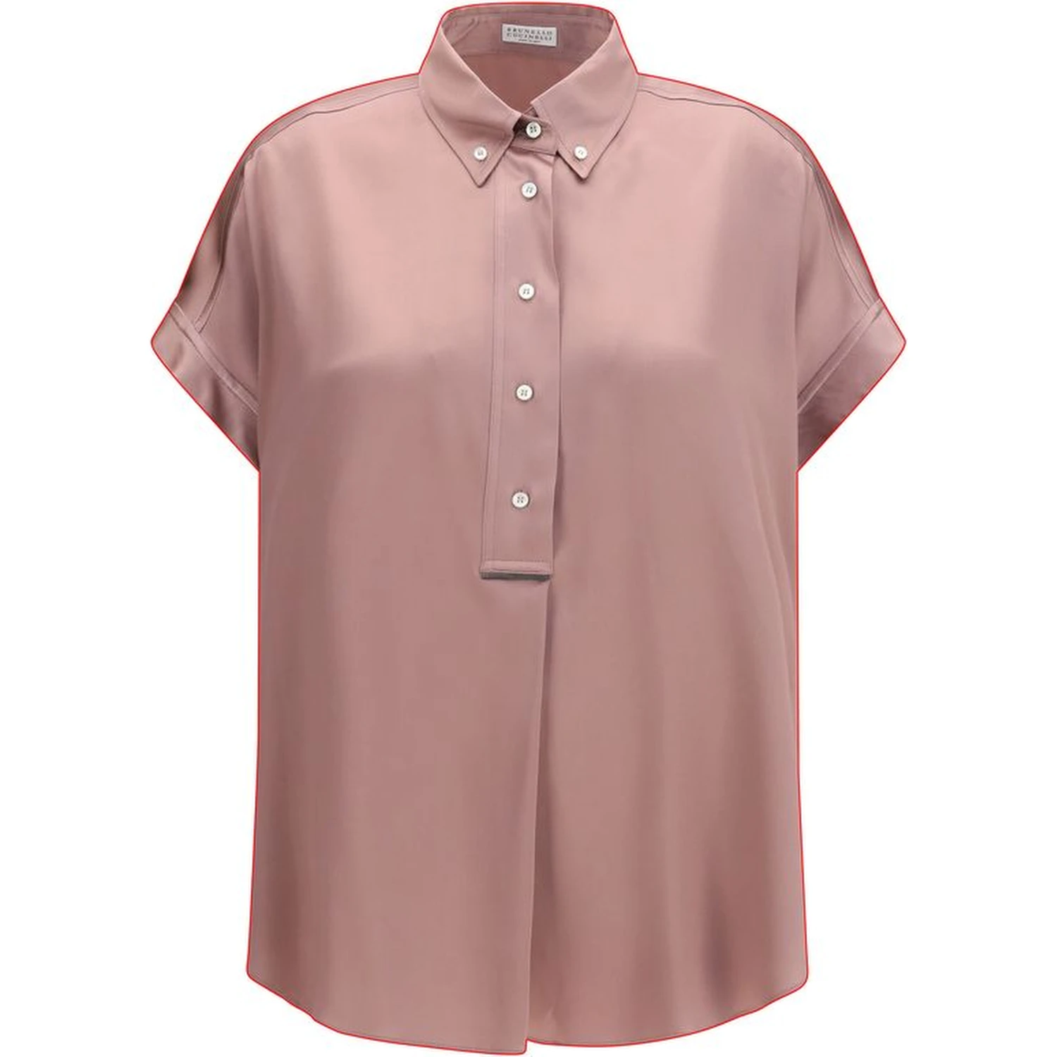 Multicolor Silk Shortsleeve Shirt