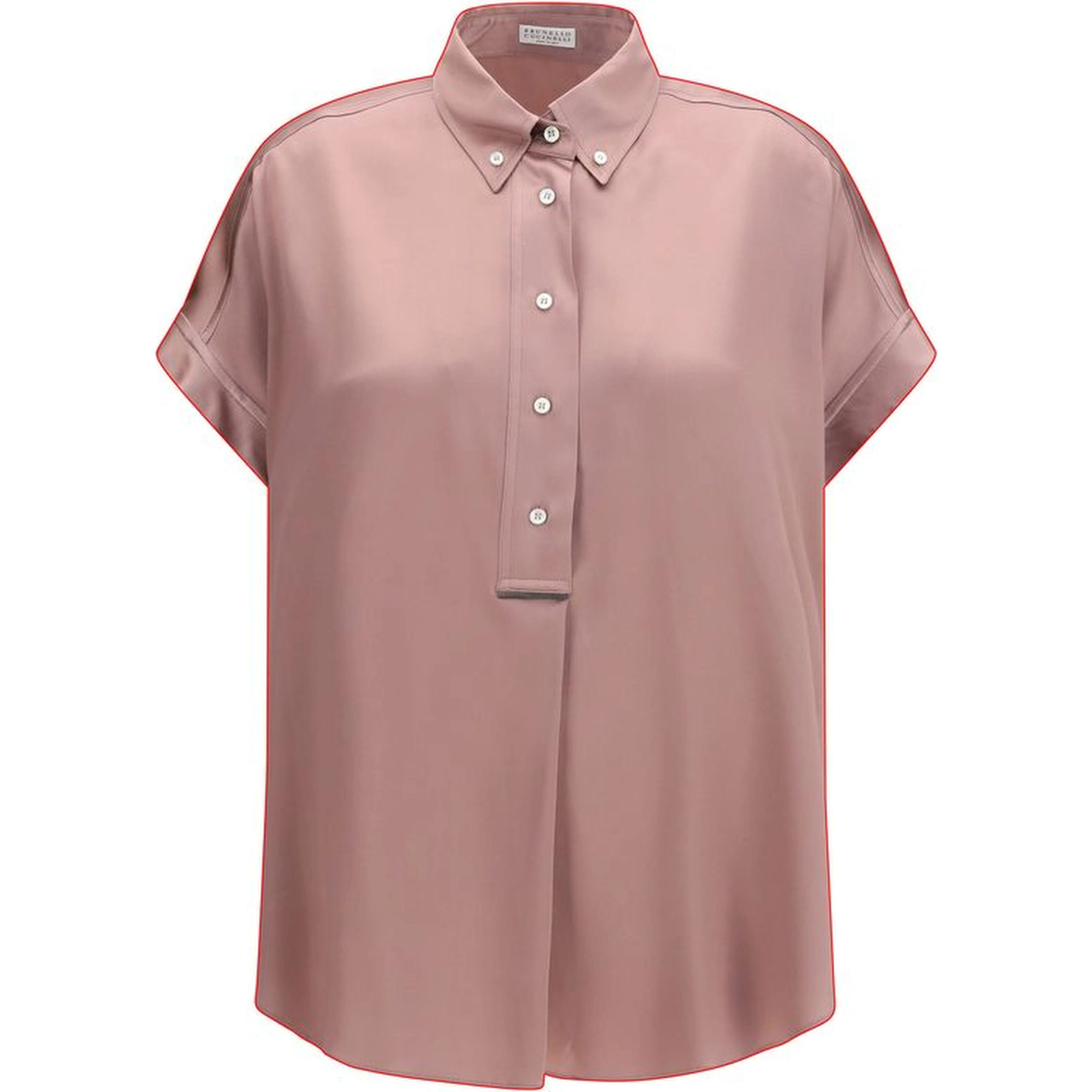 Multicolor Silk Shortsleeve Shirt