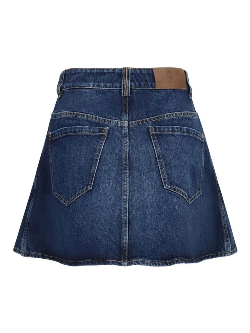 Blue Denim Skirt
