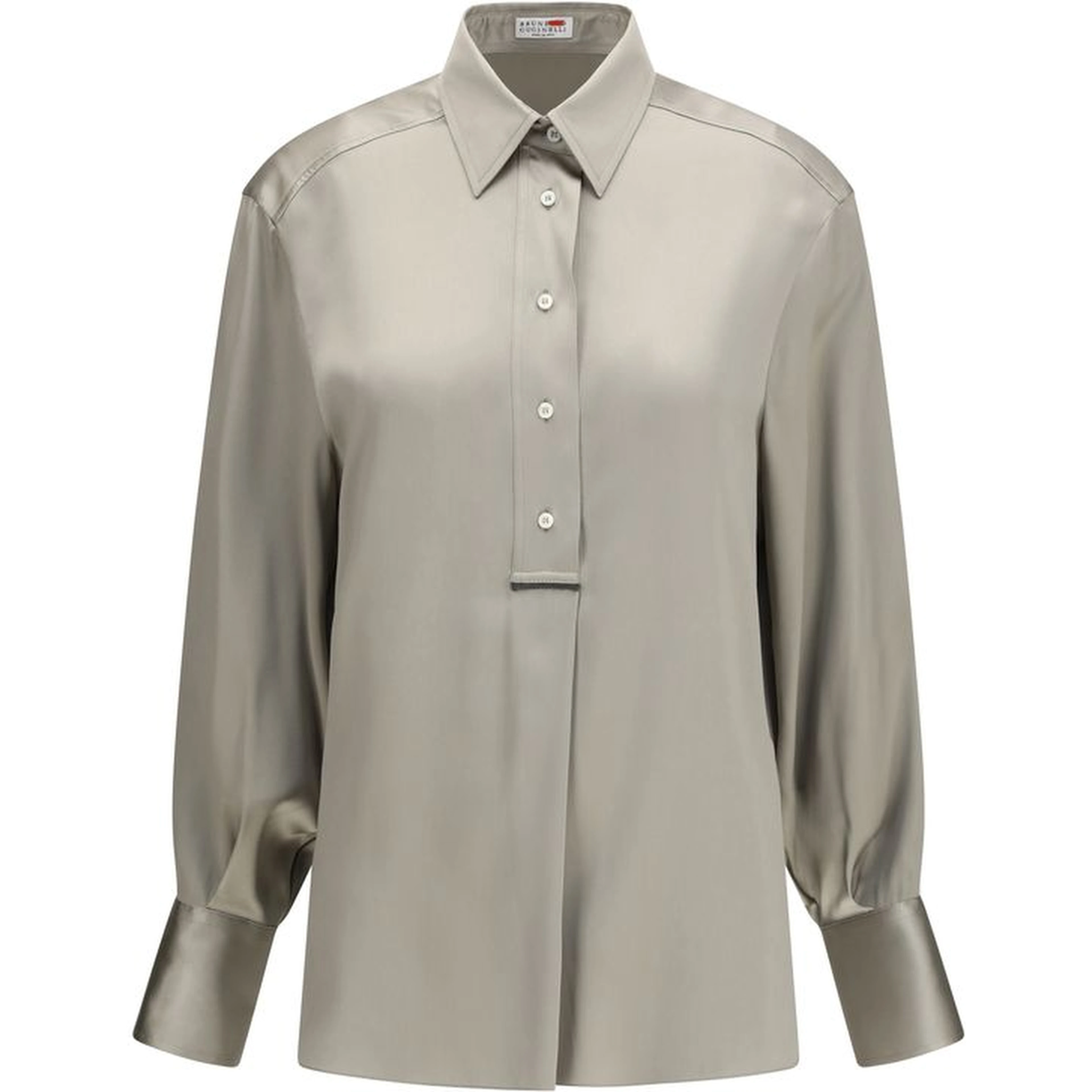 Bicolor Silk Shirt