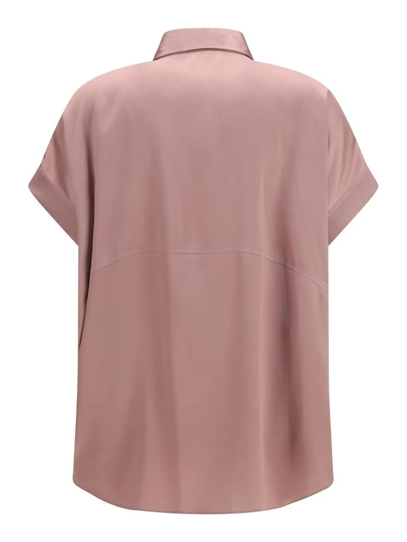 Multicolor Silk Shortsleeve Shirt