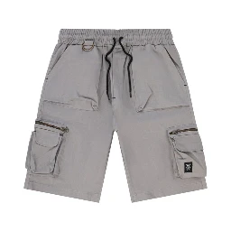 Gray Cotton Bermuda Shorts