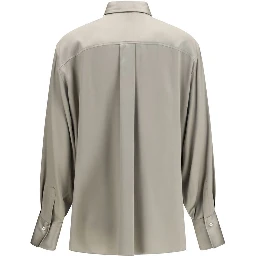 Bicolor Silk Shirt