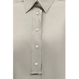 Bicolor Silk Shirt