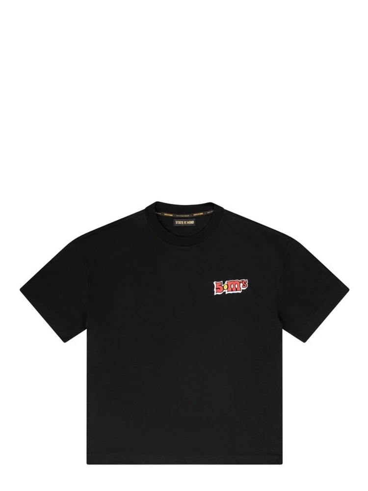Black Cotton T-Shirt