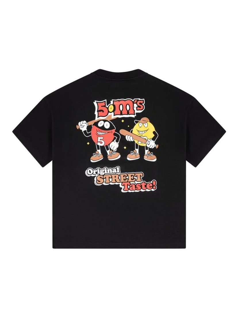 Black Cotton T-Shirt