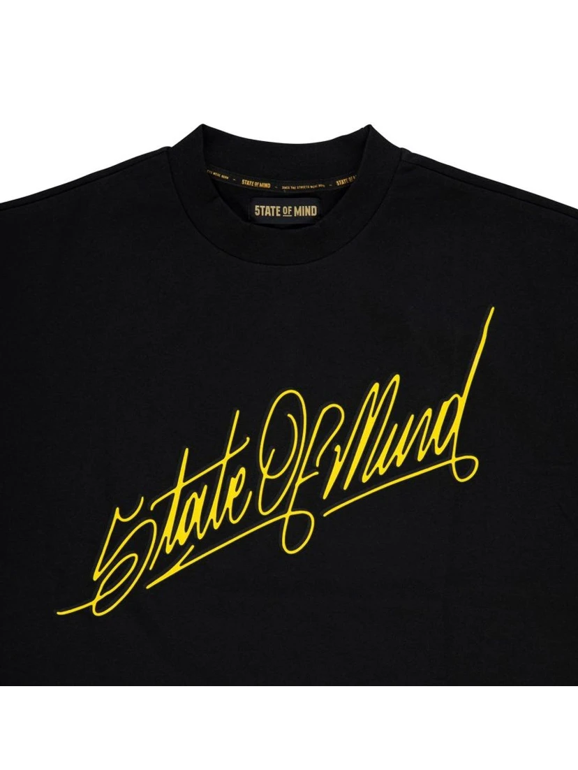 Black Cotton T-Shirt