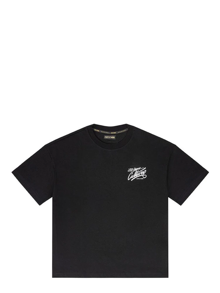 Black Cotton T-Shirt