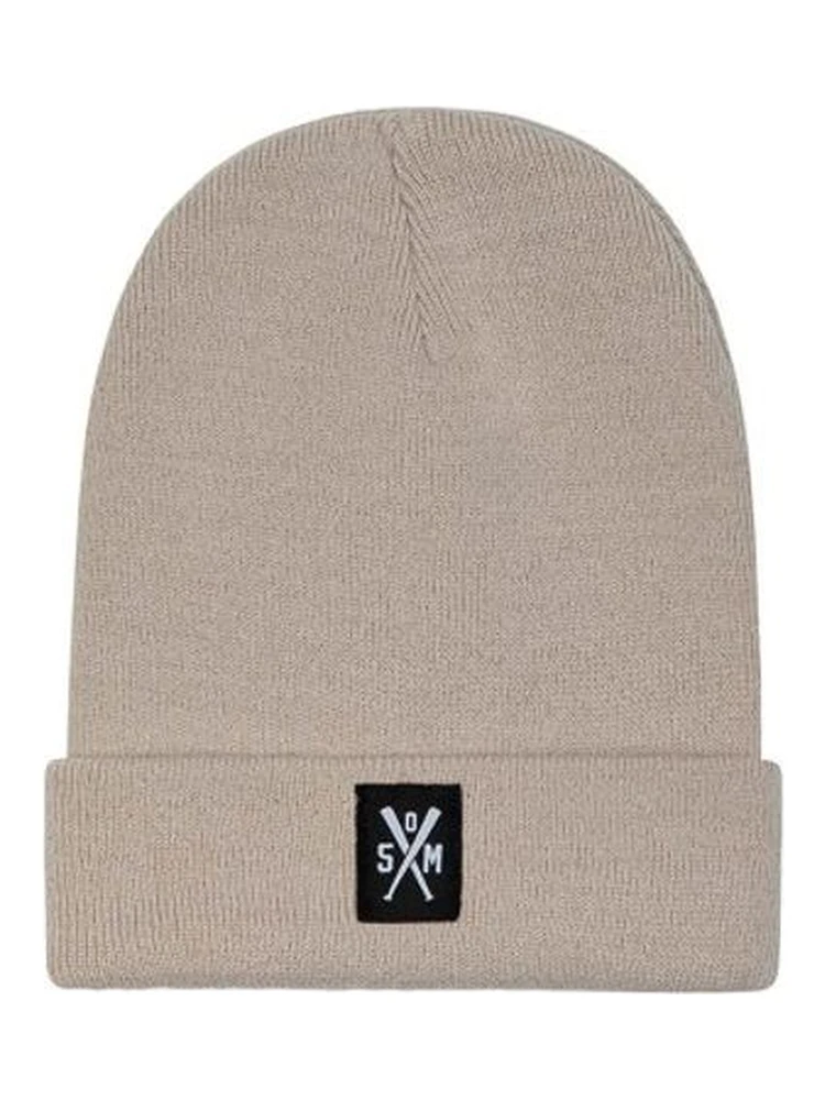 Beige Polyacrylic Beanie