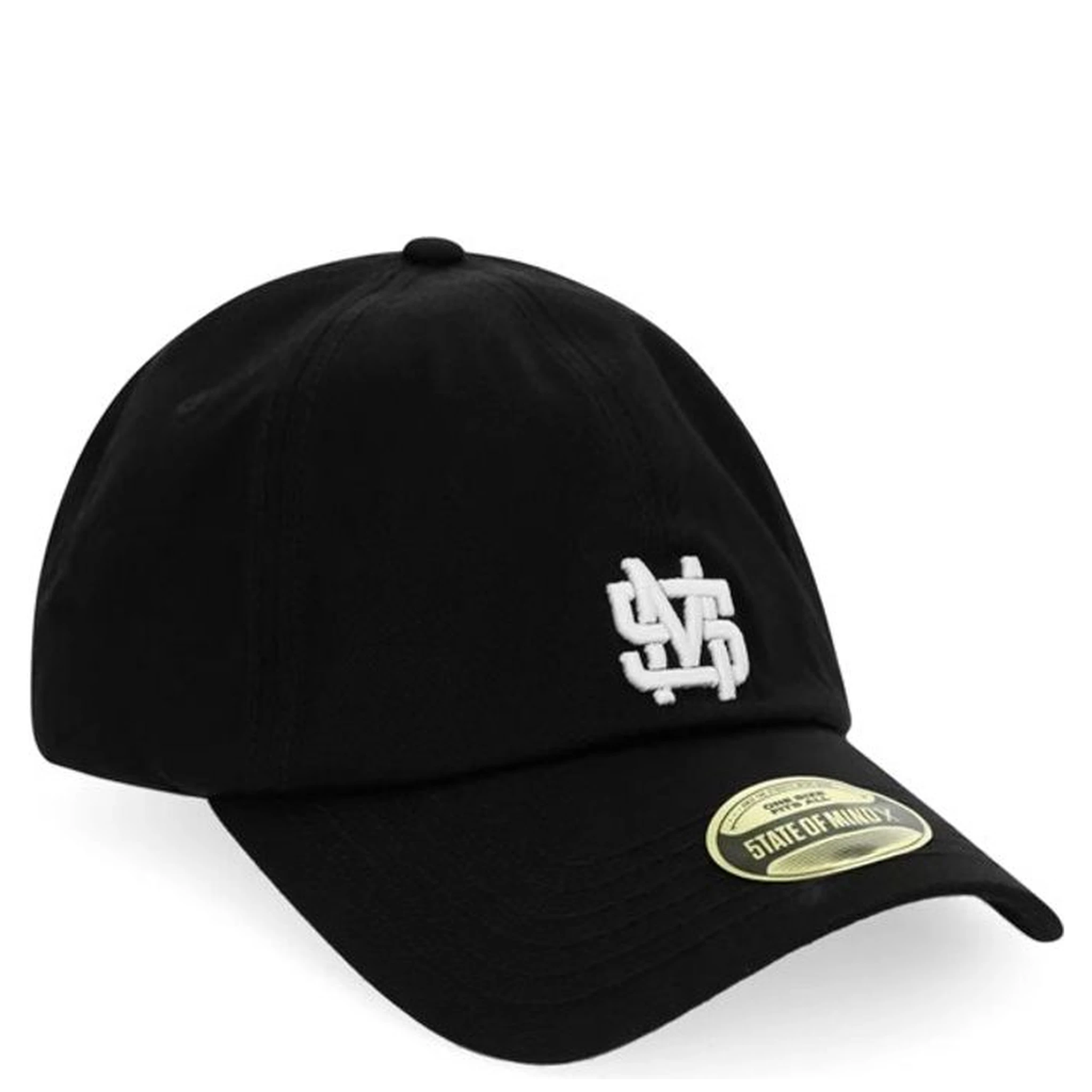 Black Cotton Cap (Baseball Hat)