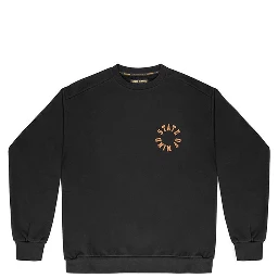 Black Cotton Sweatshirt